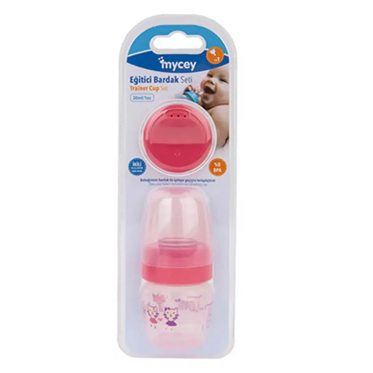 Mycey Eğitici Bardak Seti Love