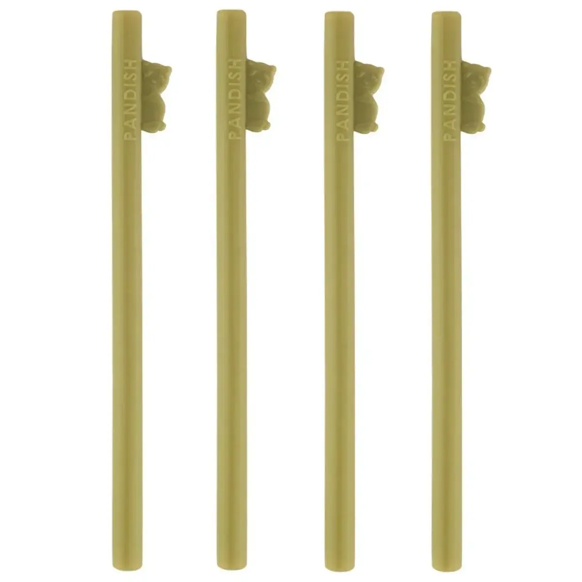 Pandish Hüphüp Silikon Pipet 4lü Yeşil