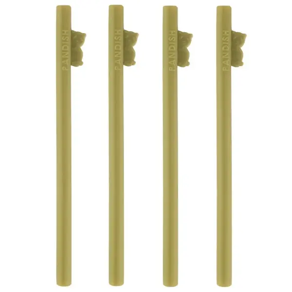 Pandish Hüphüp Silikon Pipet 4lü Yeşil