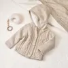 Bibaby Hırka Triko Desenli Welsoftlu Bej