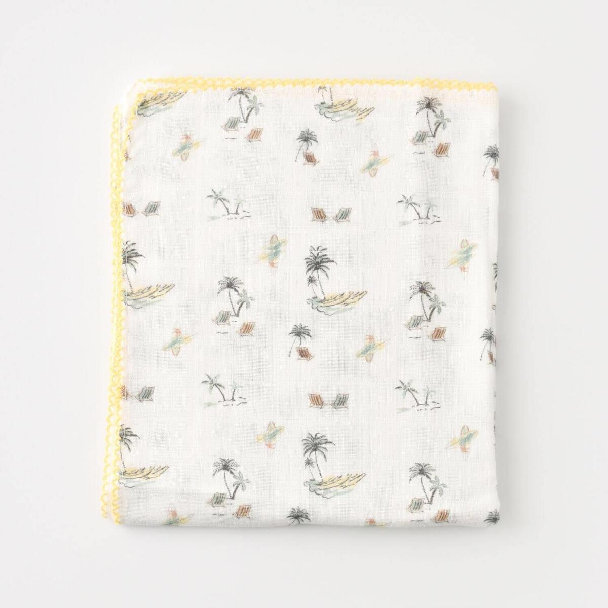 Bibaby Müslin Battaniye Palm Ekru