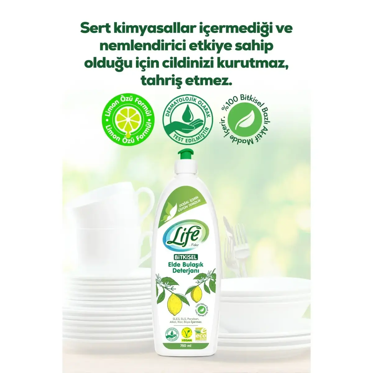 Life by Fakir Bulaşık Temizleyici 750ml