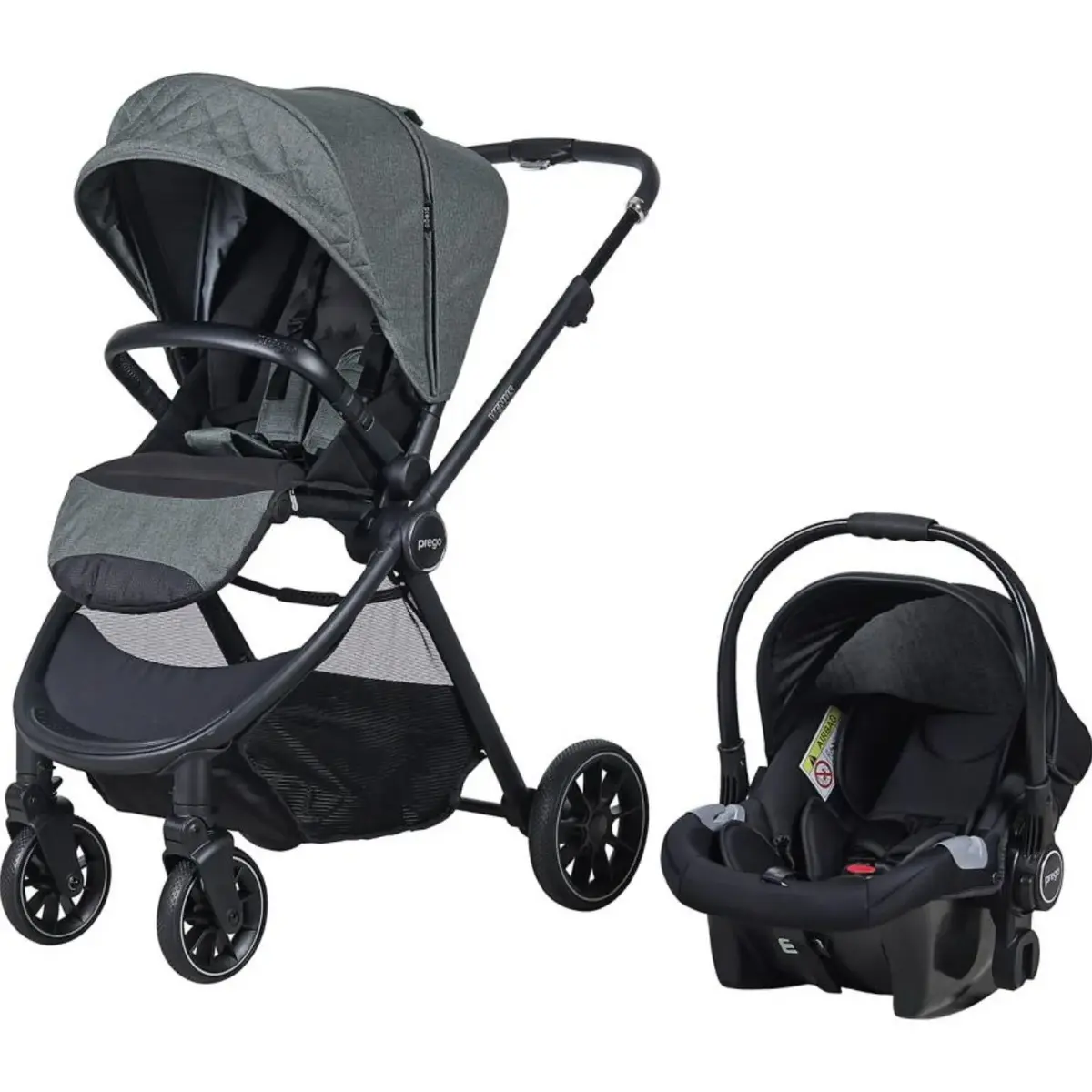 Prego 2028 Venüs Travel Sistem Bebek Arabası Yeşil Prego 2028 Venüs Travel Sistem Bebek Arabası Yeşil