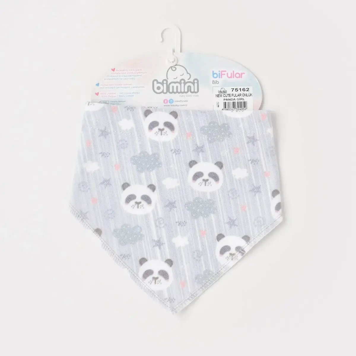 Bibaby Fular Önlük Bimini New Cute Panda Girl