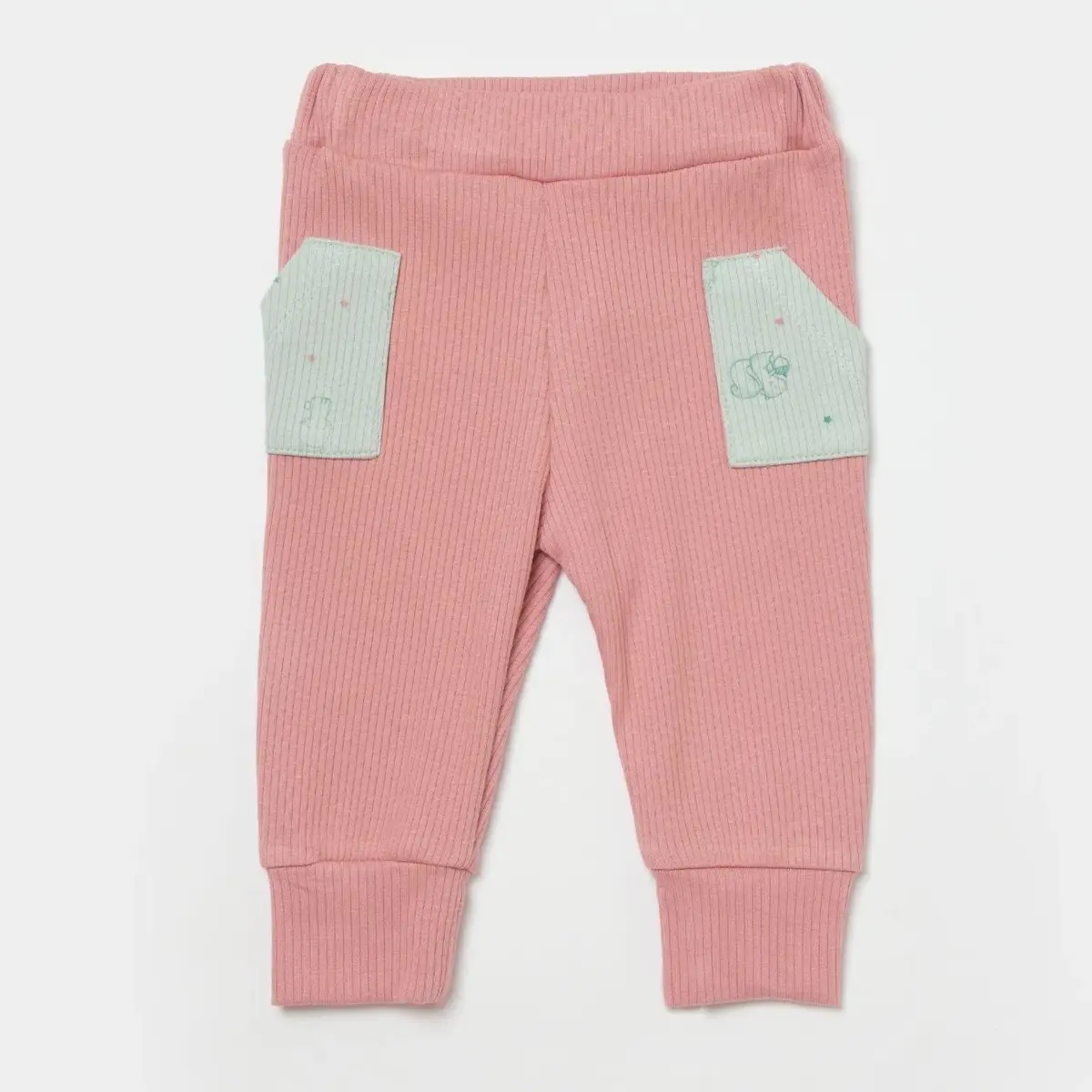 Bibaby Organik Pantolon Modal Play With Me Mint - Rose