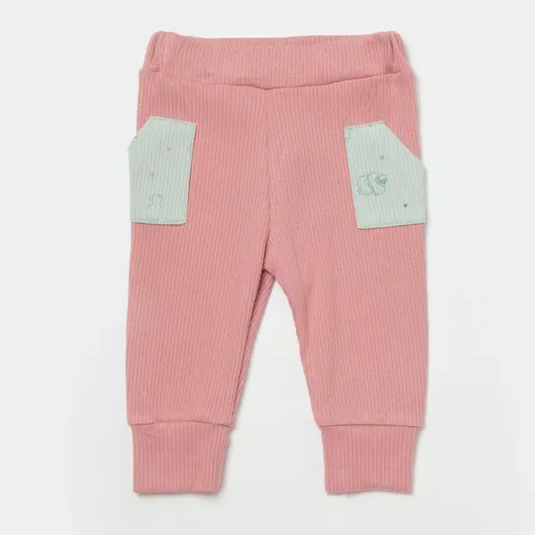 Bibaby Organik Pantolon Modal Play With Me Mint - Rose
