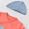 Bibaby Organik Zıbın Takımı 3lü Wild Flowers Coral