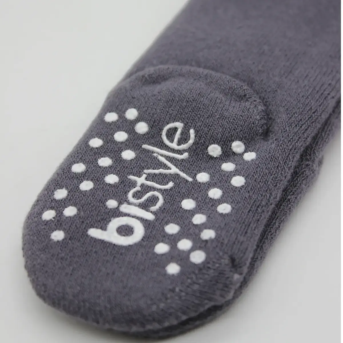 Bistyle Organik Çorap Külotlu Kaymaz Havlu  Antrasit