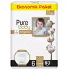 Pure Baby Organik Bebek Bezi 6 Beden Jumbo 60lı