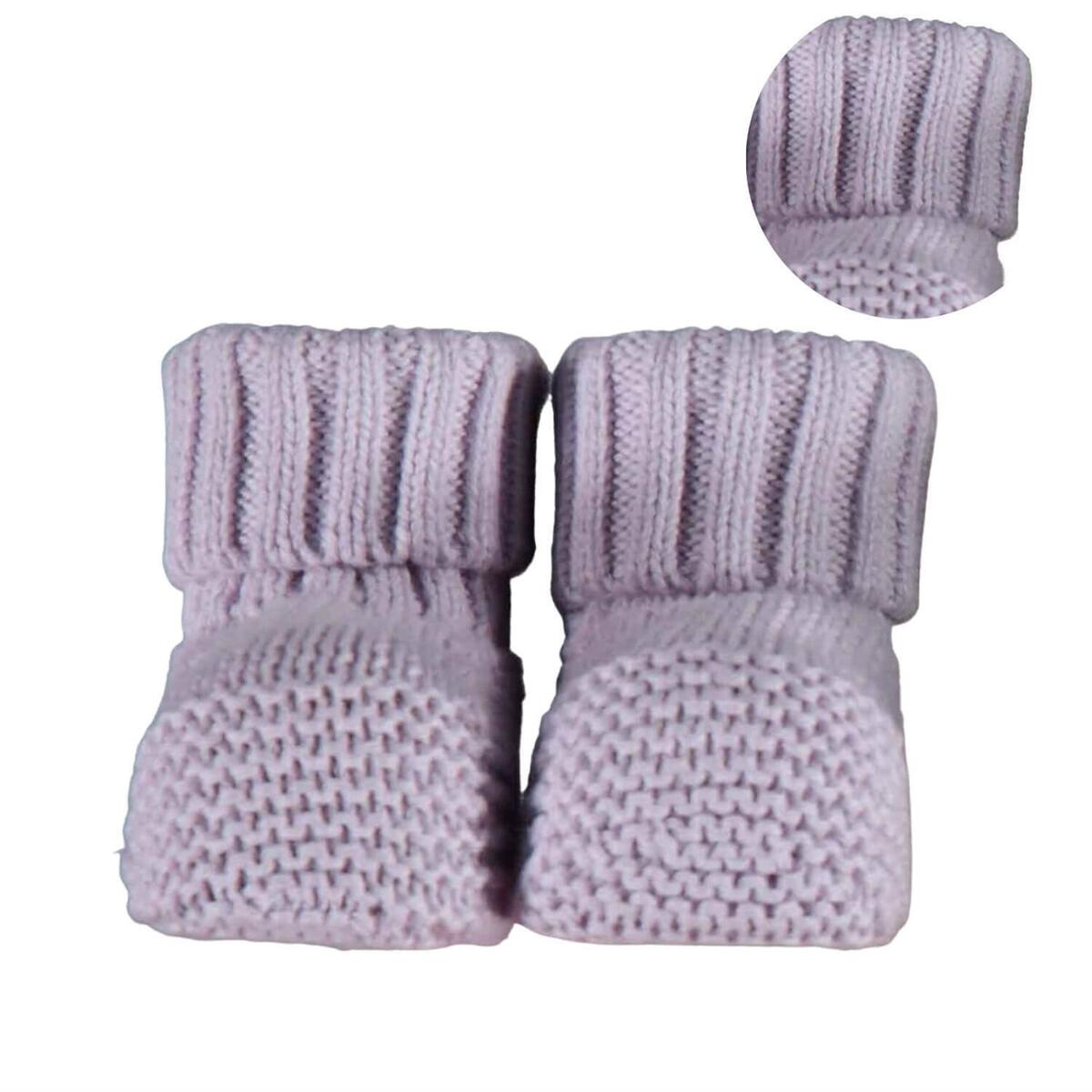 Bibaby Organik Patik Triko Colors Lila