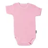 Bebe Fleur Body Kısa Kol İnterlok Bebek Pembe