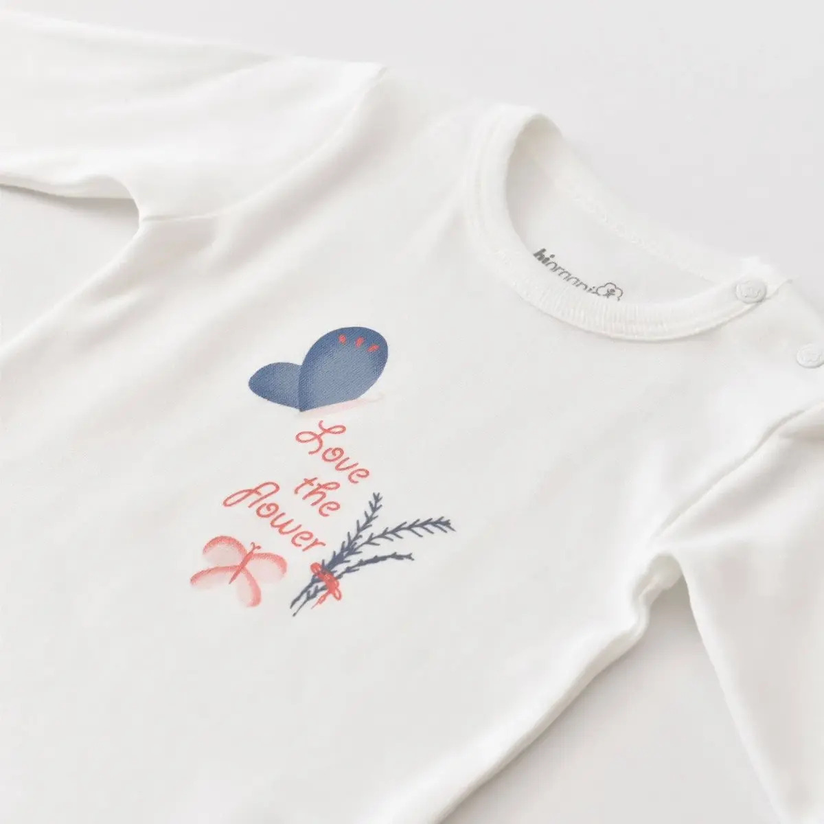 Bibaby Organik Tulum Takımı Tüllü Wild Flowers Spring Blue