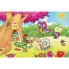 Art Kids Ressam Tırtıl Ahşap Puzzle 25 Parça
