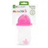 Munchkin Tıklama Kilitli Uçlu Pipetli Alıştırma Bardağı 296 ml Pembe