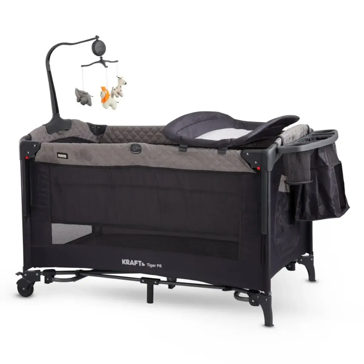 Kraft Tiger Pr Anne Yanı Oyun Parkı 70x120 cm Light Grey