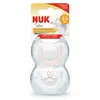 Nuk Star Silikon Emzik 2li 0-6 Ay Kız