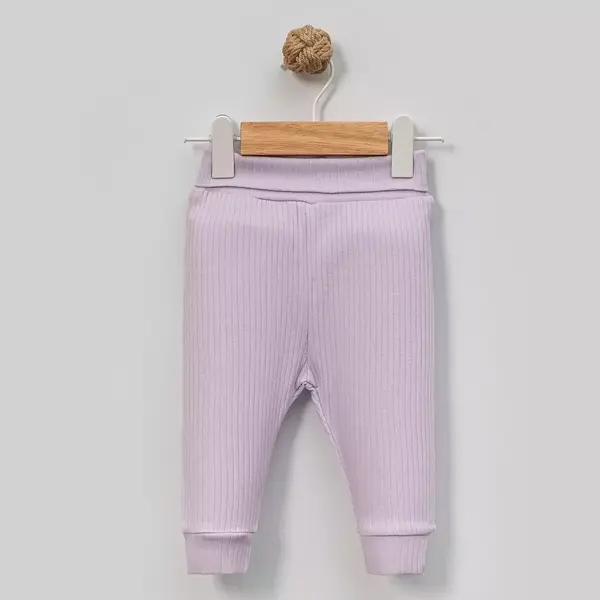 Angeltouch Pantolon Patiksiz Raporlu Lila