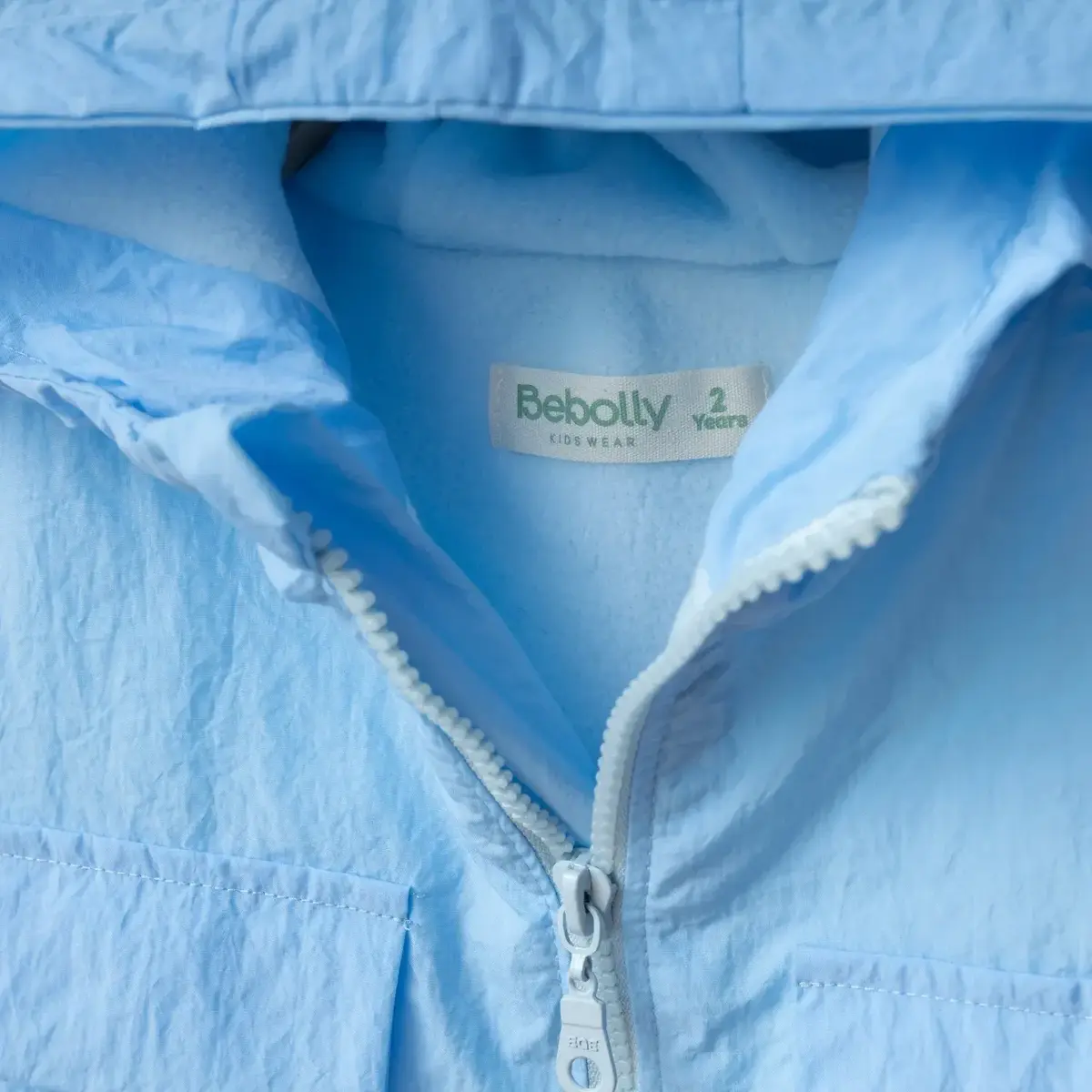 Bebolly Yağmurluk Kapaklı Cep Mavi