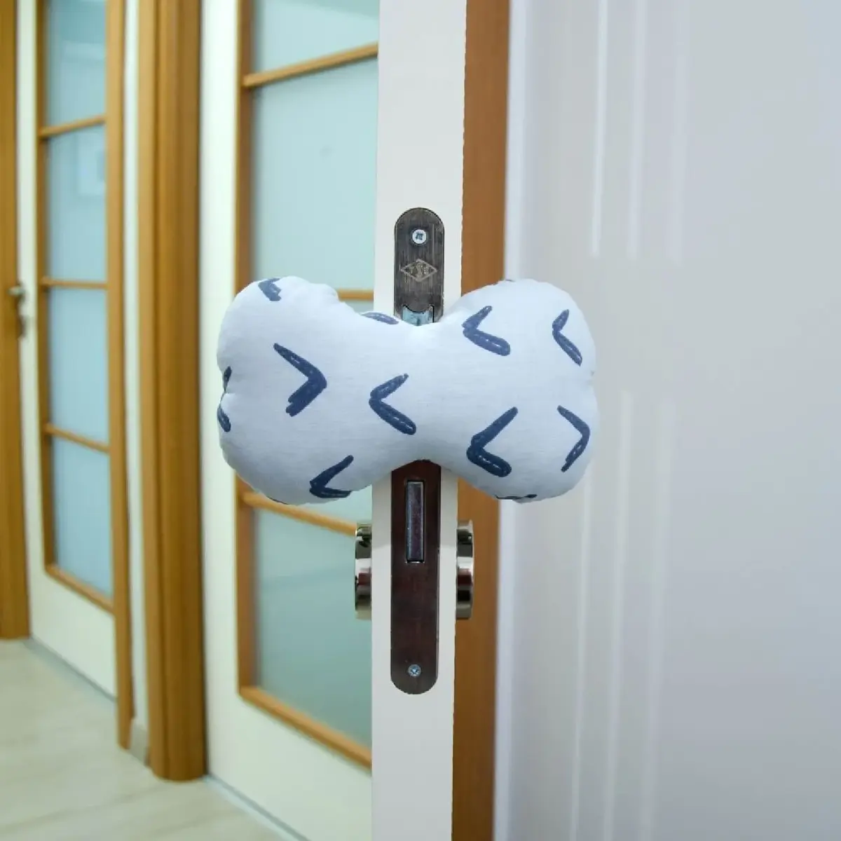 Sevi Bebe Yumuşak Kapı Durdurucu Çentik Desenli
