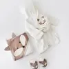 Bibaby Bornoz Takımı Sweet Fox Ekru - Kahverengi