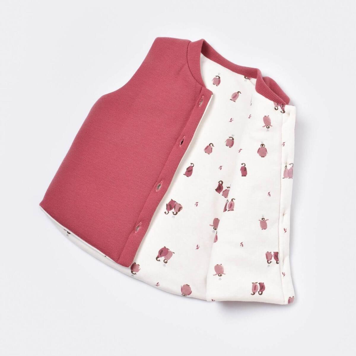 Bibaby Organik Yelek Little Love Rose Dry