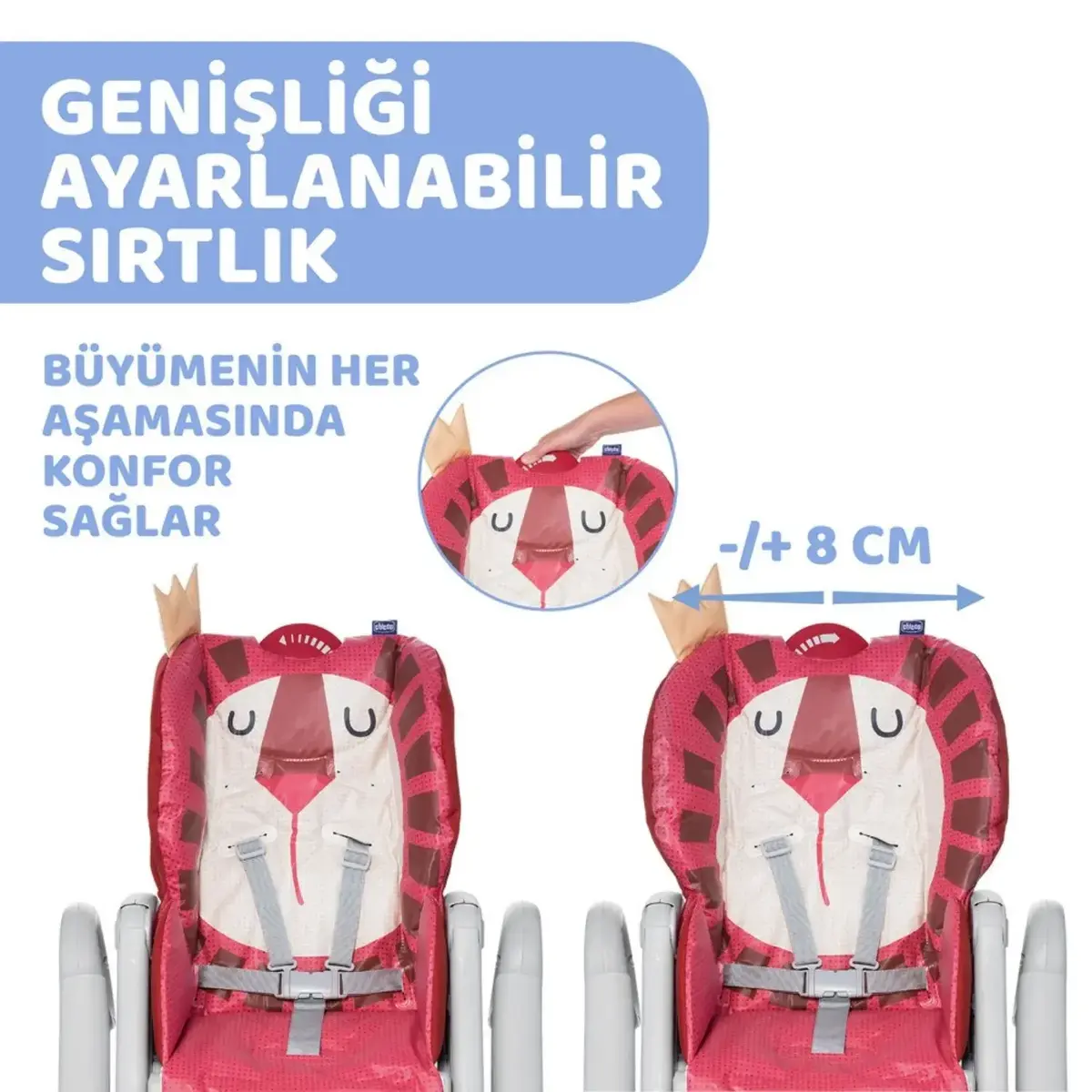 Chicco Polly 2 Start Mama Sandalyesi Lion