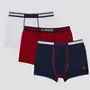 U.S. Polo Boxer 3lü Beyaz
