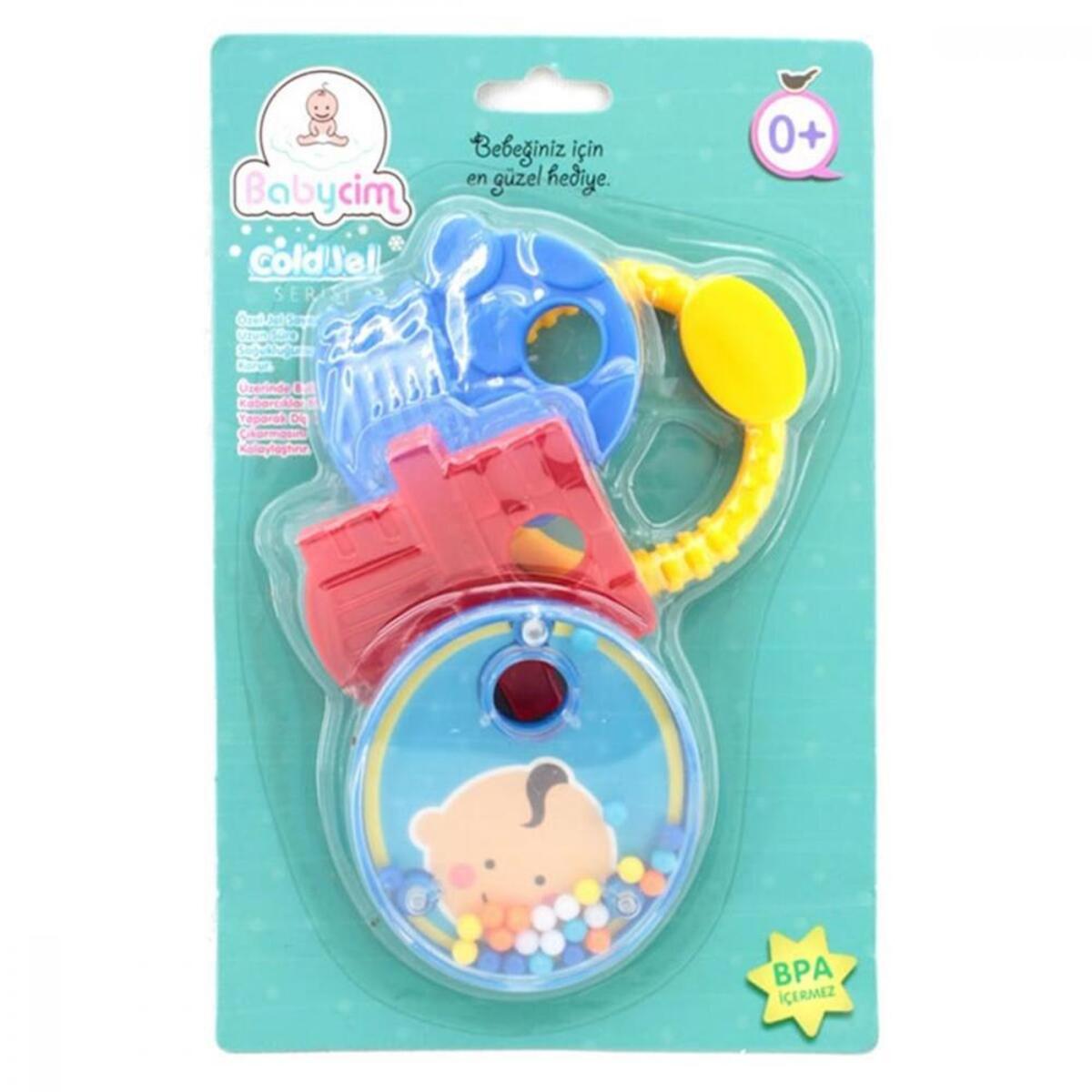 Babycim Çıngıraklı Anahtar Jel Dişlik Set