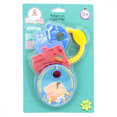 Babycim Çıngıraklı Anahtar Jel Dişlik Set