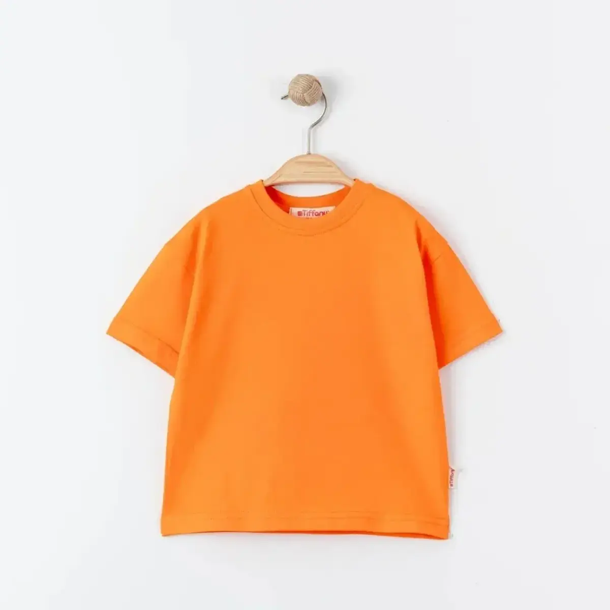 Tiffany T-Shirt Basic Süprem Turuncu