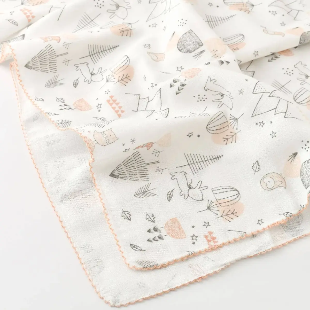 Bibaby Müslin Battaniye Mountain Ekru