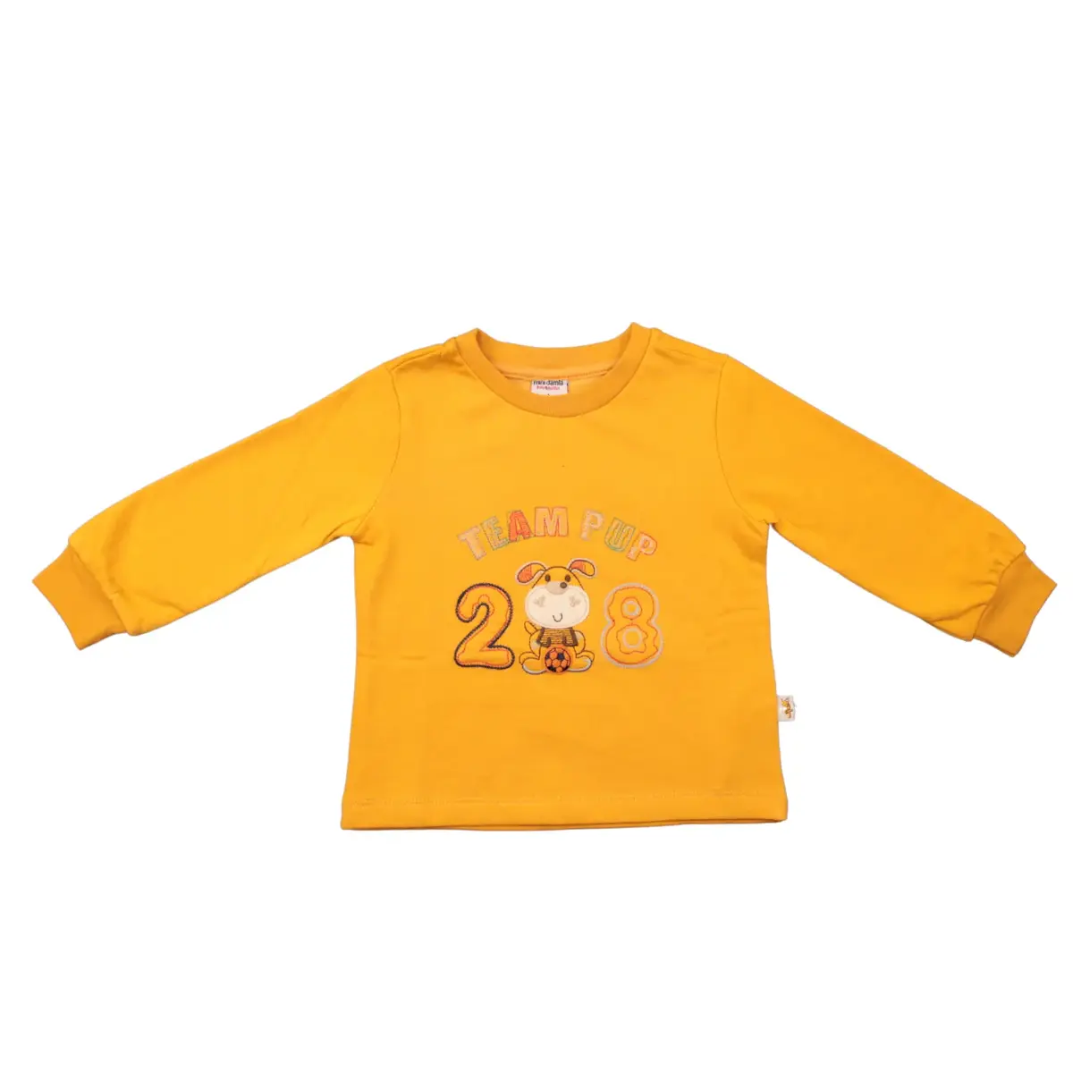 Mini Damla Sweatshirt Köpek Hardal Mini Damla Sweatshirt Köpek Hardal