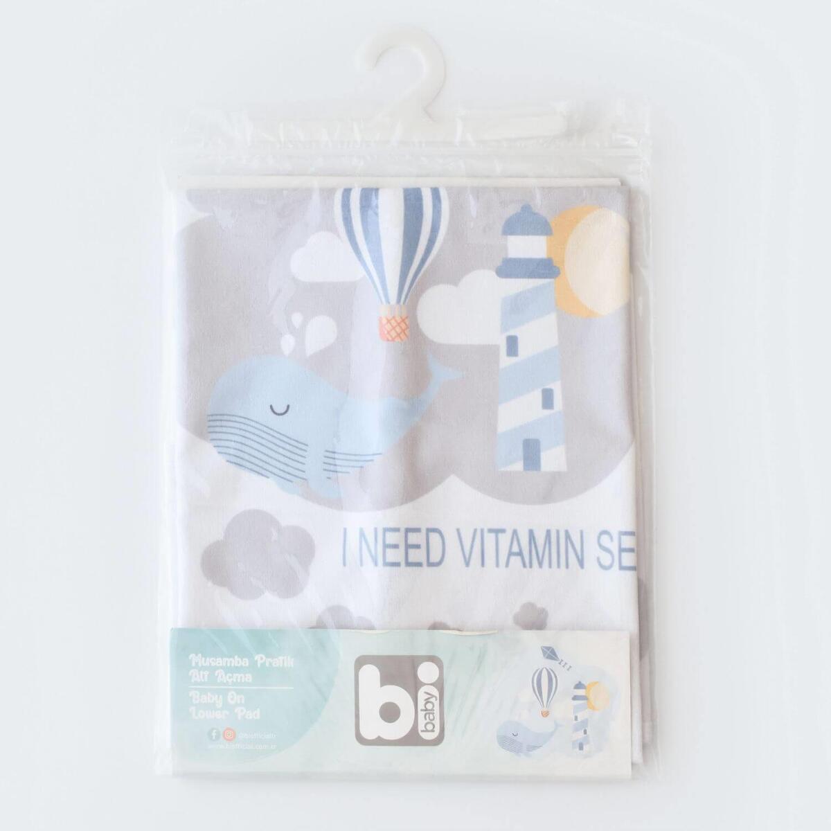 Bibaby Alt Açma Muşamba My Ocean Family Ekru