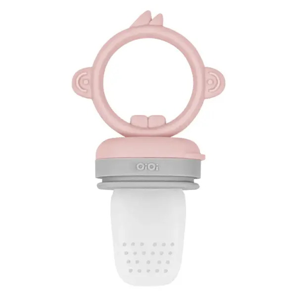 OiOi Püre Meyve Ve Sebze Alıştırıcı Pinky Pink - Powder Grey