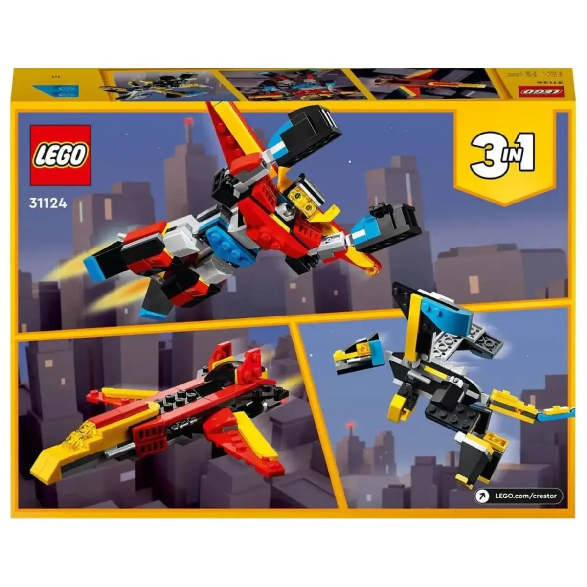 LEGO Creator 3’ü 1 Arada Süper Robot 31124