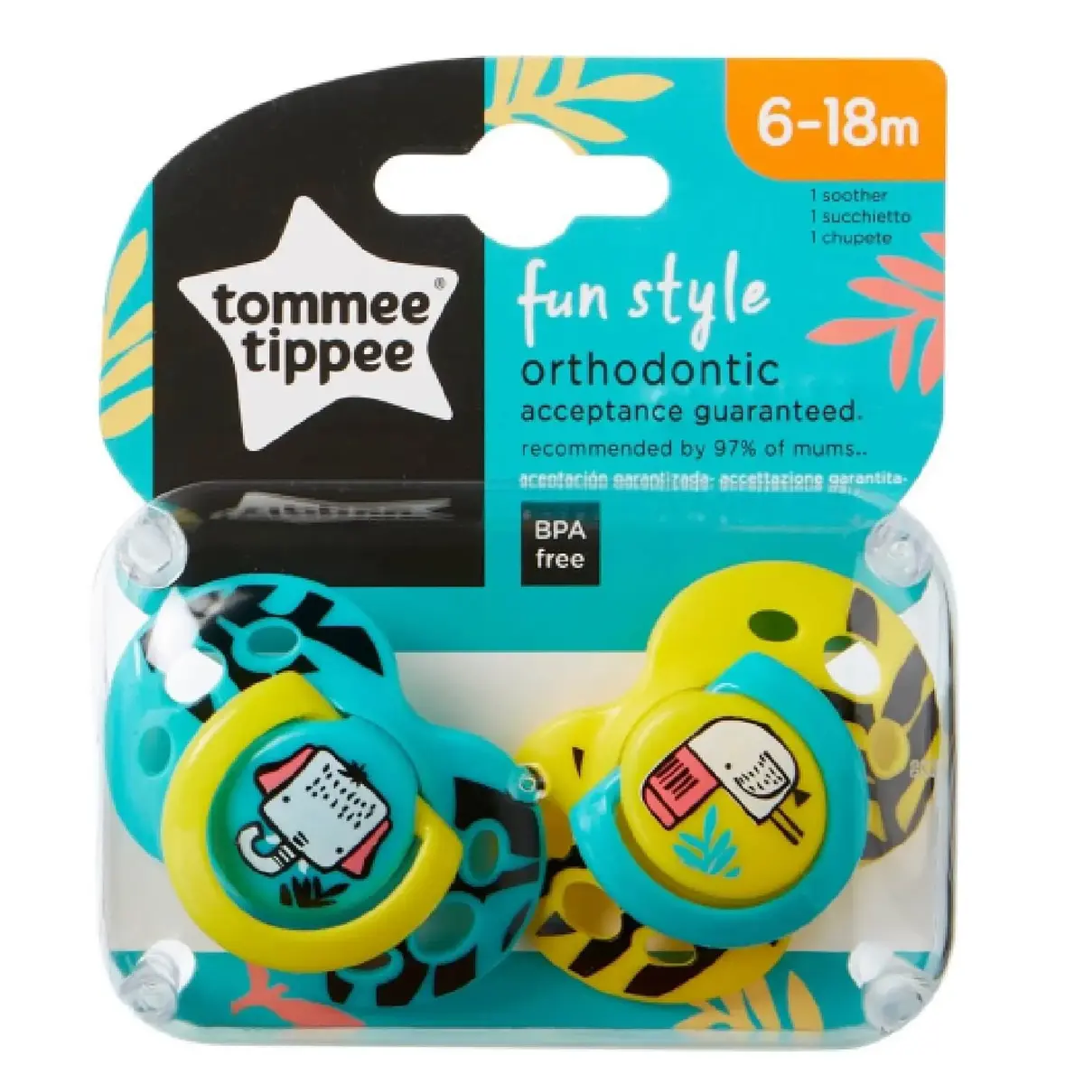 Tommee Tippee Fun Emzik 2li 6-18 Ay