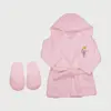Luluco Bornoz Girl And Bird Pembe