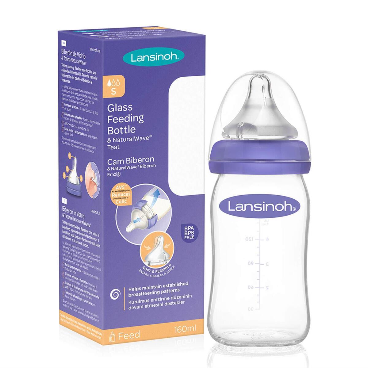 Lansinoh Cam Biberon 160 ml