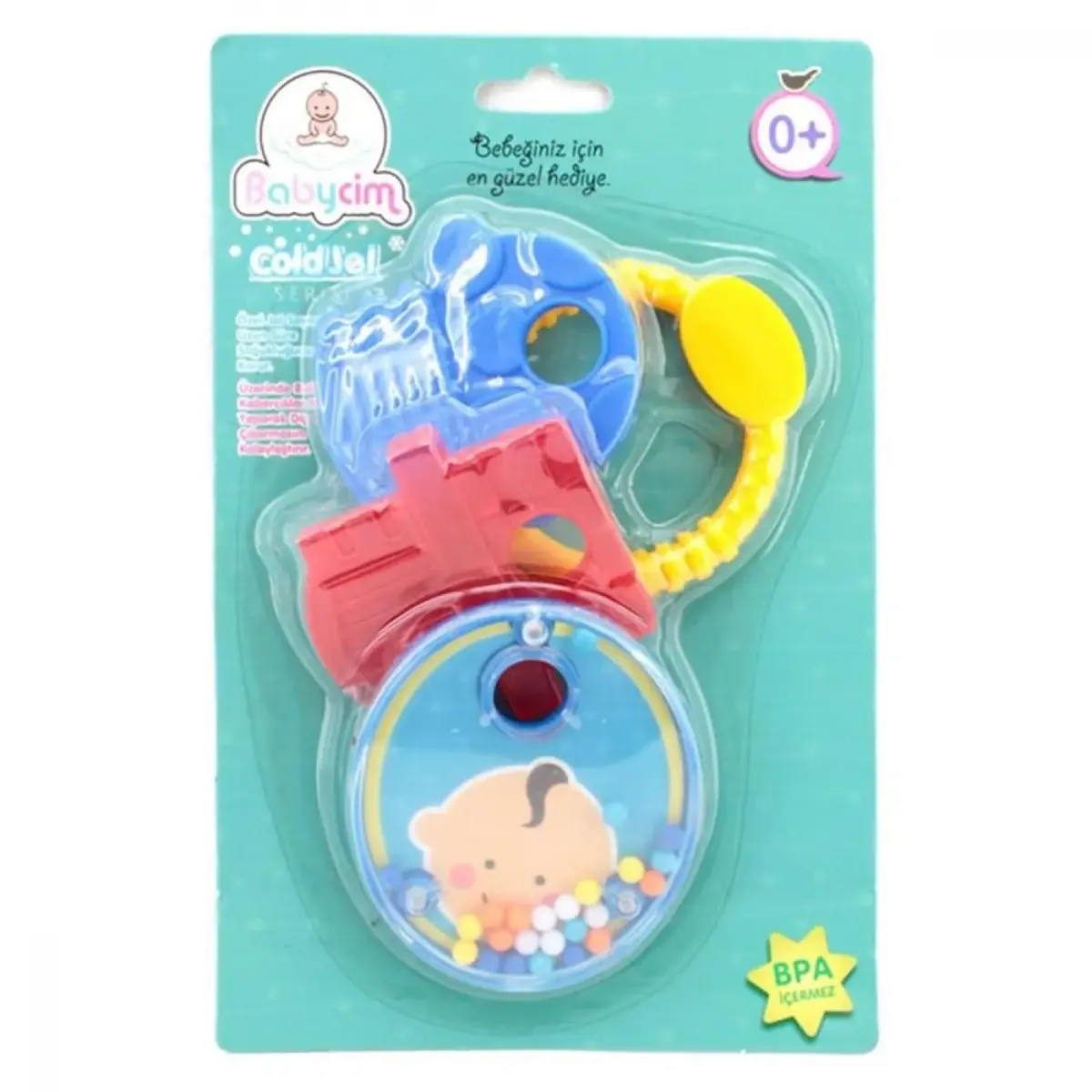 Babycim Çıngıraklı Anahtar Jel Dişlik Set