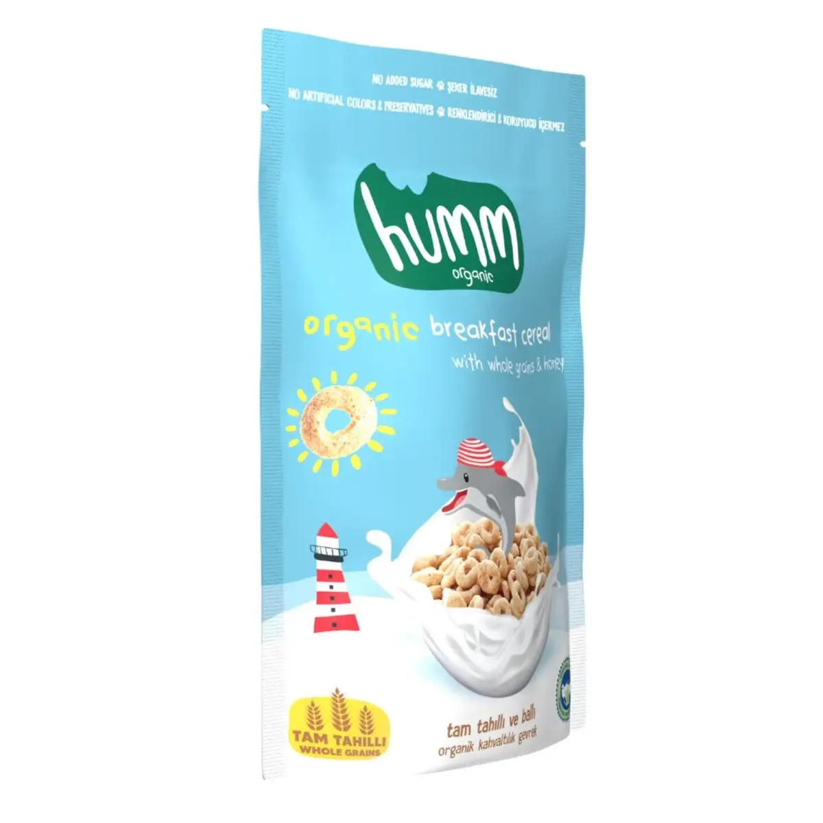 Humm Tam Tahıllı ve Ballı Organik Kahvaltılık Gevrek 80 gr