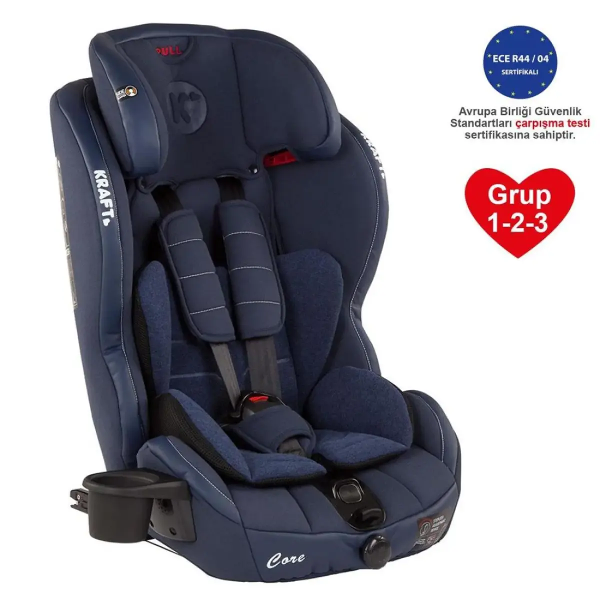 Kraft Core Fix Oto Koltuğu 9-36 Kg Navy