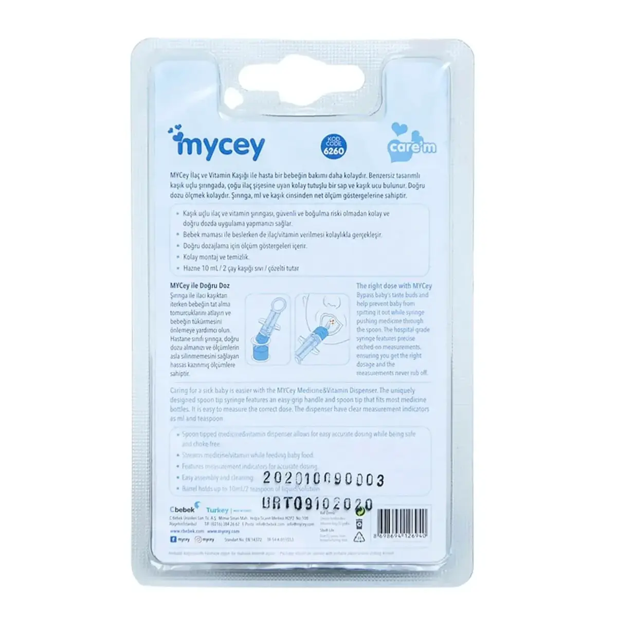 Mycey İlaç ve Vitamin Kaşığı