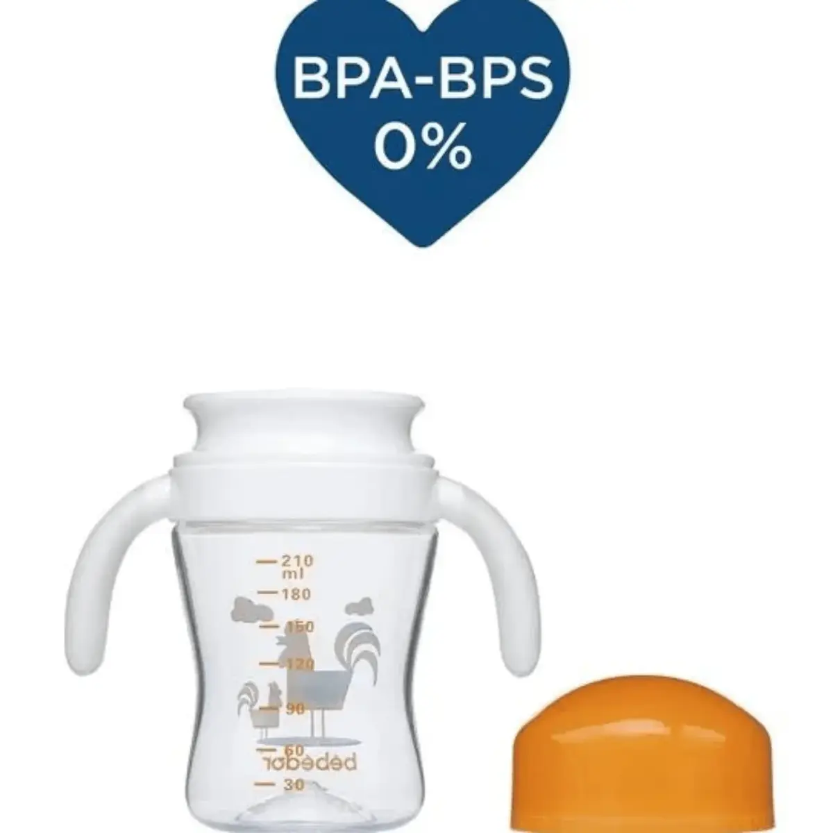 Bebedor 360° Dönen Tritan Kulplu Bardak 210 ml