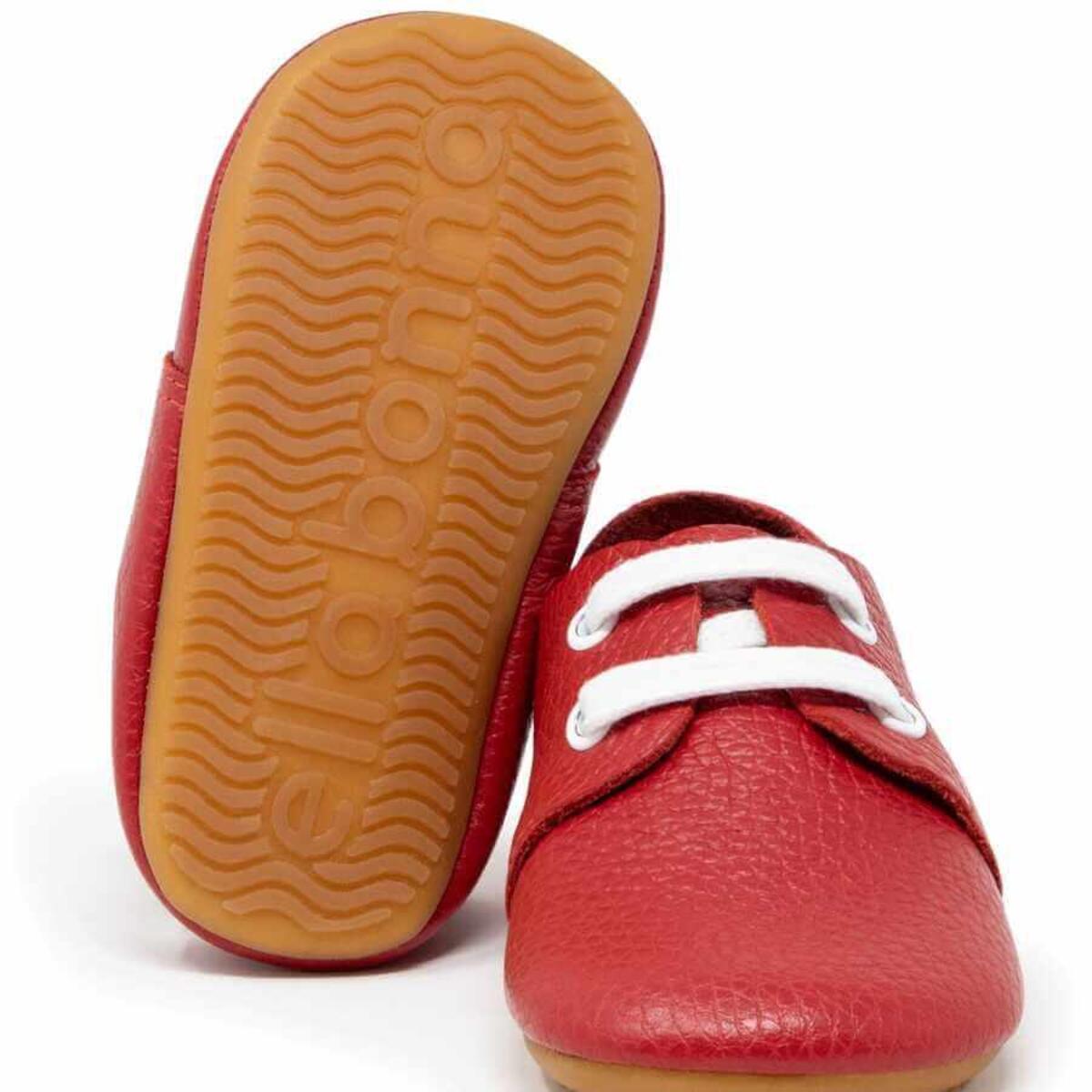 Ella Bonna Bebek Ayakkabısı Hakiki Deri Kırmızı