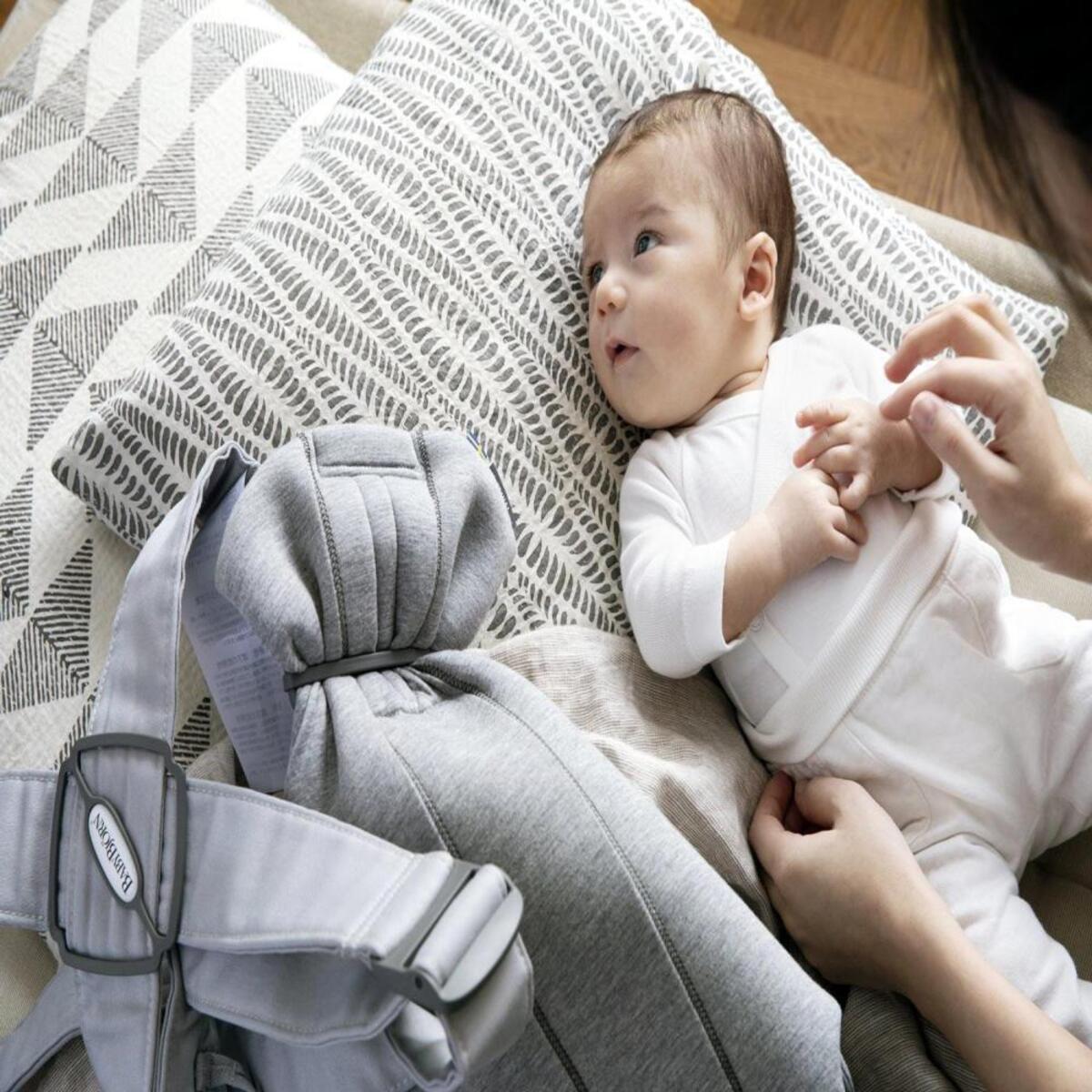 Babybjörn Kanguru Mini 3D Cotton Jersey Light Grey