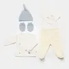 Bibaby Organik Hastane Çıkışı 5li Sun Lets Sail Ekru - Mavi