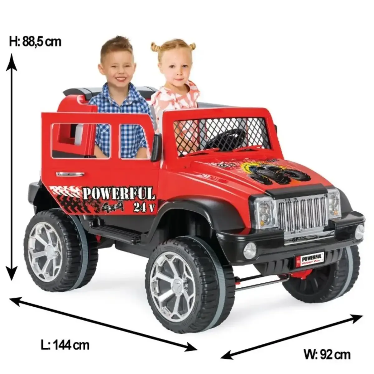 Pilsan Powerfull Çift Kişilik Akülü Araba