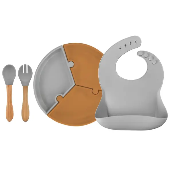 OiOi Beslenme Seti River Powder Grey