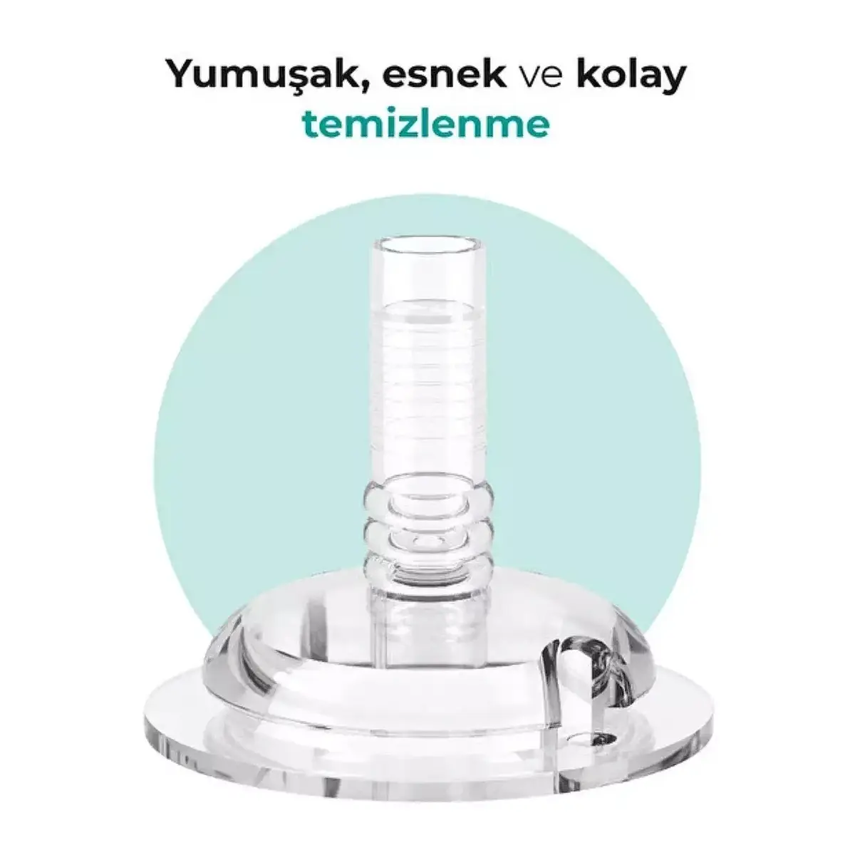 Mamajoo Akıtmaz Pipetli Bardak 270 ml Mavi