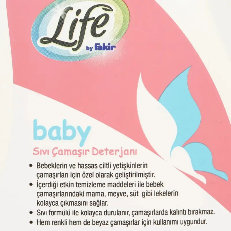 Life by Fakir Baby Bitkisel Bazlı Sıvı Çamaşır Deterjanı 1500 ml